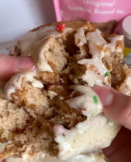 Birthday Cake Cinnamon Rolls