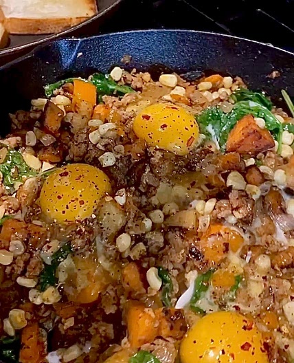 Sweet breakfast hash 