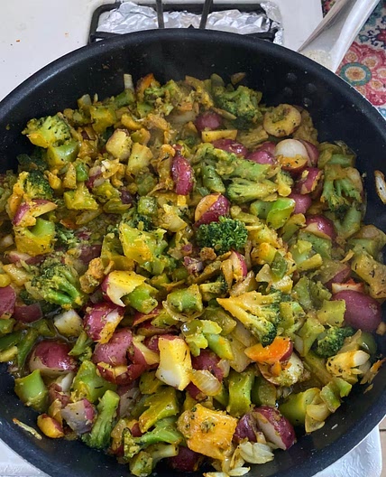 Red Potatoes and Cabbage 