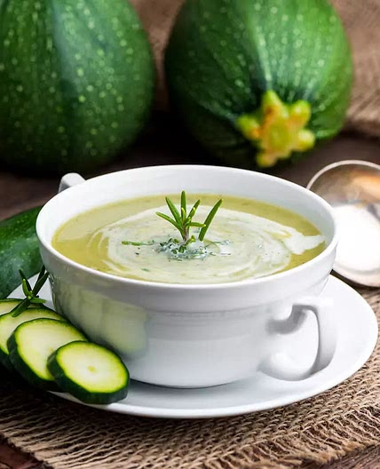 Soupe de courgettes