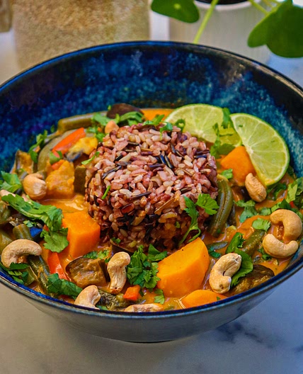 Creamy Thai Sweet Potato Turmeric Curry