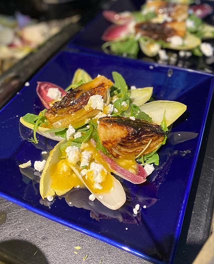 Lavender and preserved lemon dressing