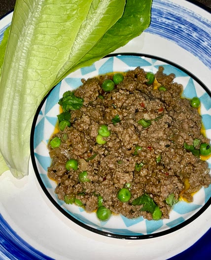 Keema Goat Mince Lettuce Wraps