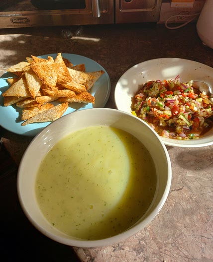 Leek & Potato Soup (1g fat)