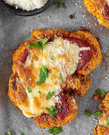 Cauliflower Baked Parmesan
