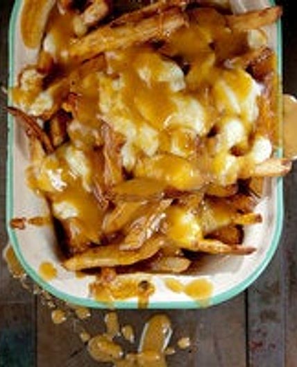 Poutine (French Fries with Gravy and Cheese Curds)