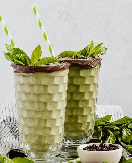 Healthy Mint Chocolate Smoothie