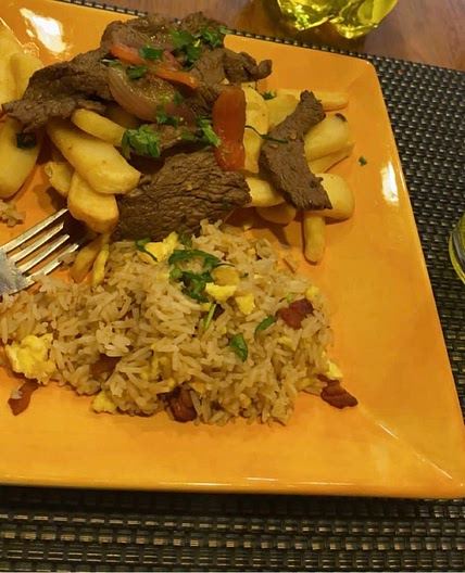 Arroz Chaufa con tocineta