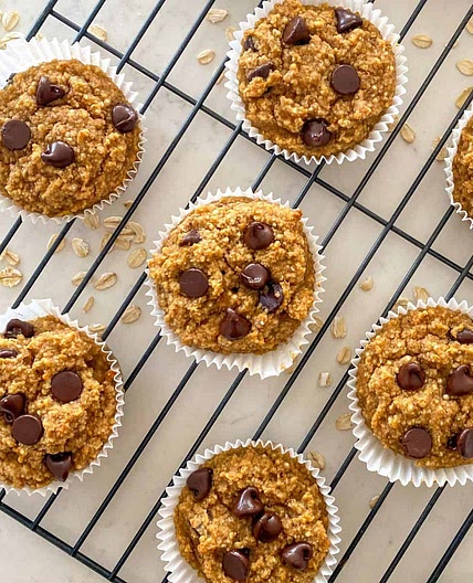 Healthy Vegan Sweet Potato Muffins
