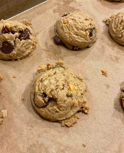 Peanut Butter Oatmeal Butterscotch Cookies