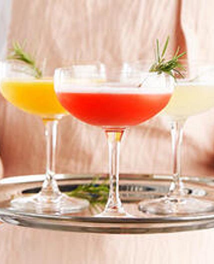 Iced Champagne Cocktail