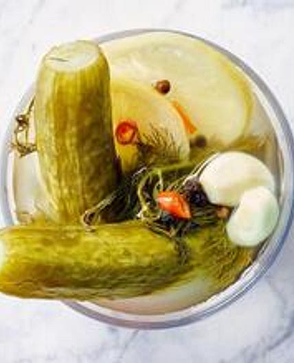 Spicy Pickled Cucumbers