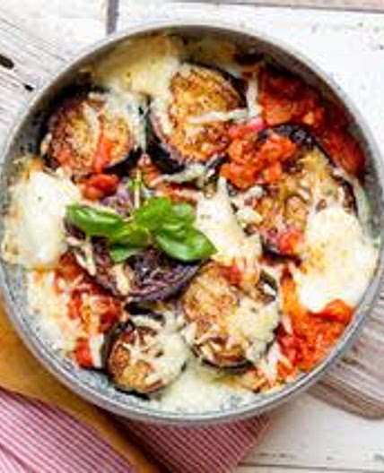 Auberginen-Auflauf mit Mozzarella