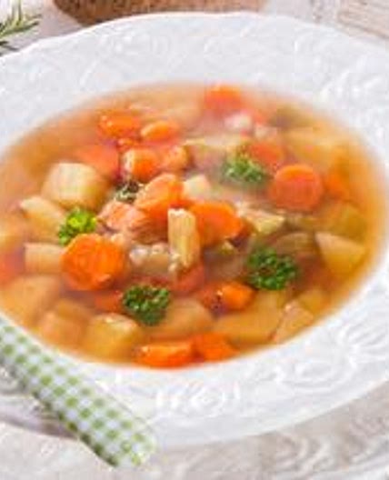 Bunte Gemüsesuppe