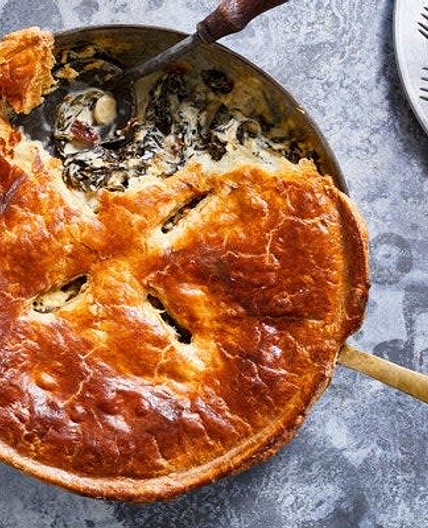 Creamed Greens Potpie