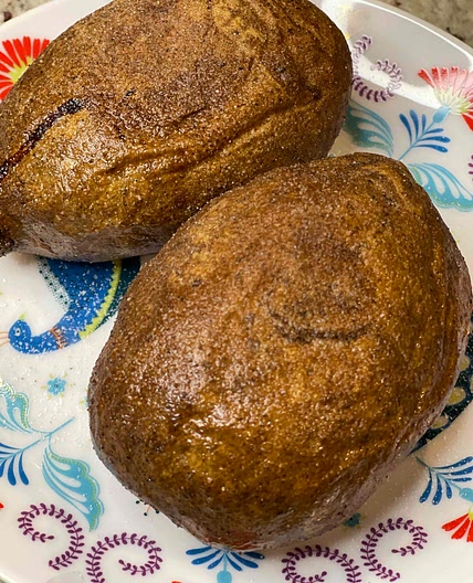 Air fryer baked potatoes 