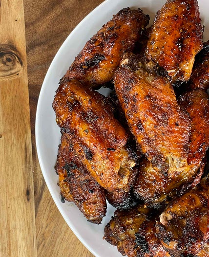 BBQ Spiced Air Fryer Wings