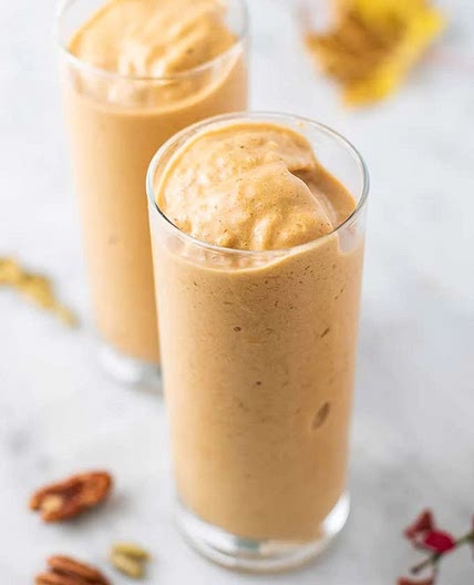 Pumpkin Spice Latte Smoothie Healthy 