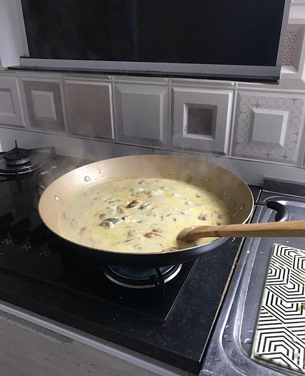 Creme de mexilhões 