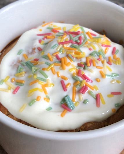 Sprinkle sugar cookie baked oats 