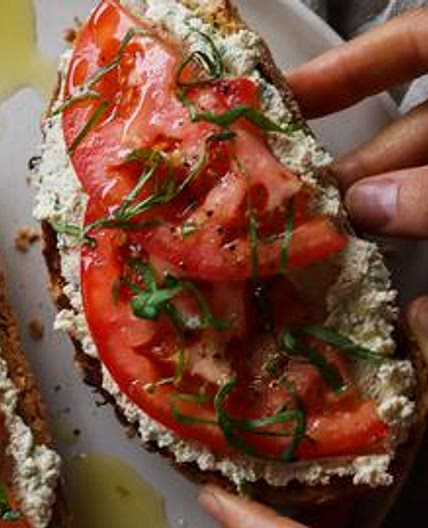 Chive & Onion Whipped Tofu Toast