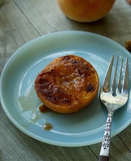 Cinnamon Honey Peaches