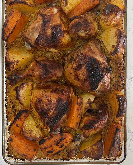 Oven Roasted Chicken Dinner