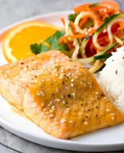 Citrus Glazed Salmon (Dairy Free/Low Carb)