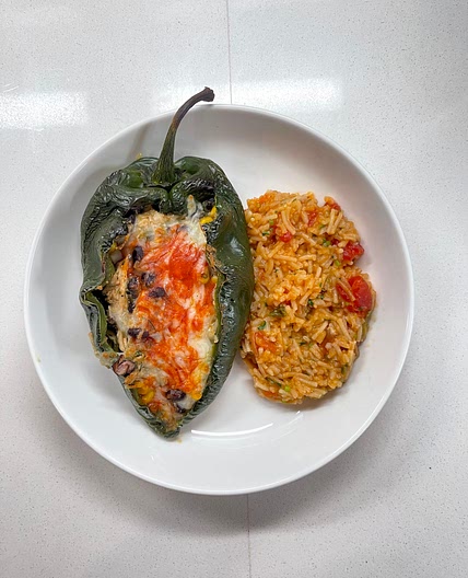 Stuffed Poblano Peppers 