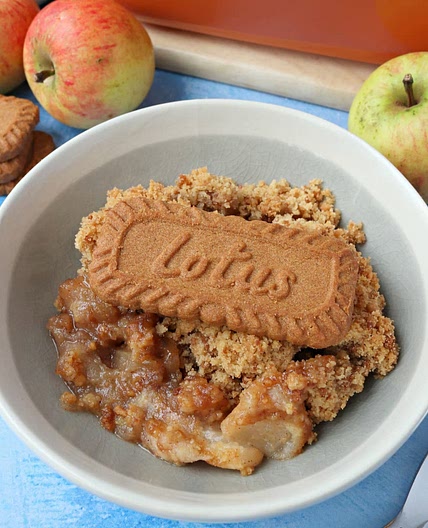 Biscoff Apple Crumble