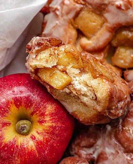 Bakery-Style Apple Fritter Donuts