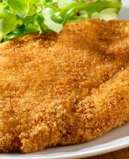 Milanesa de pollo con Spaguetti