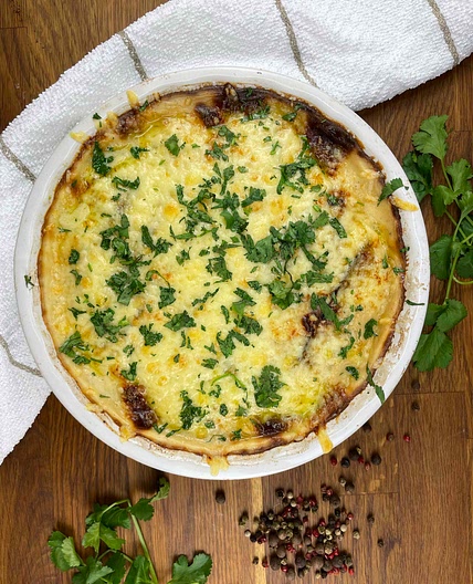 Butternut squash gratin 