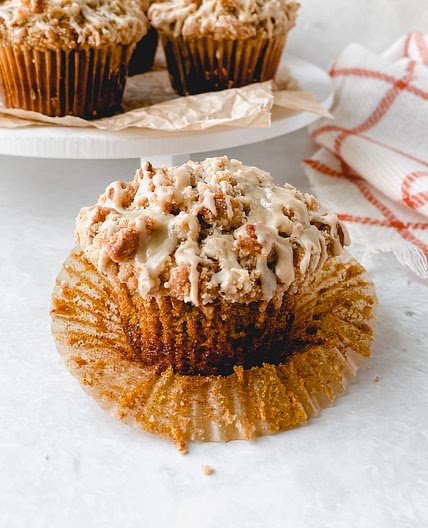 Pumpkin Cinnamon Streusel Muffins