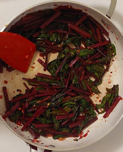 Sauteed Beet Greens
