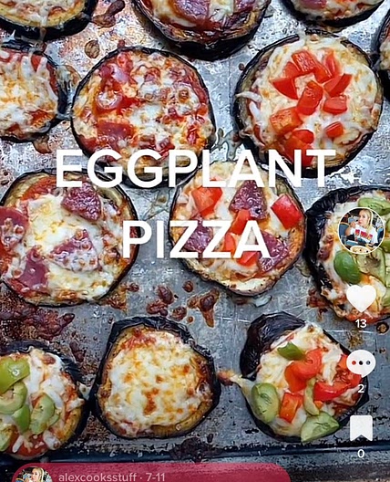 Eggplant Pizzas