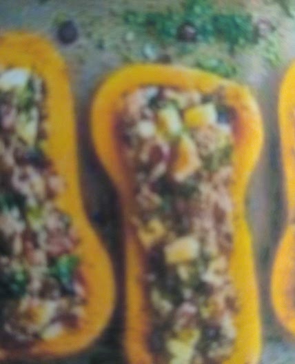 Sausage Stuffed Butternut Squash