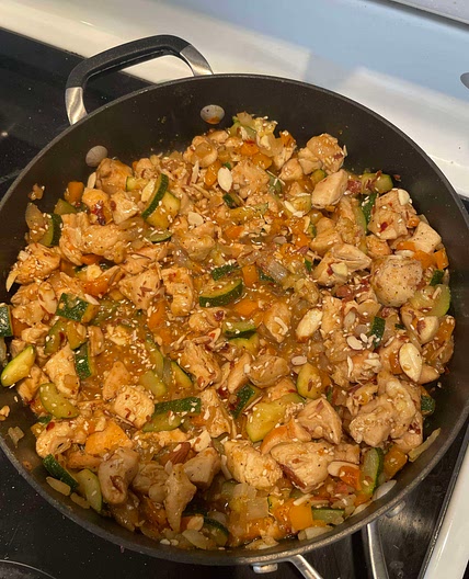 Keto Cashew/Almond Chicken