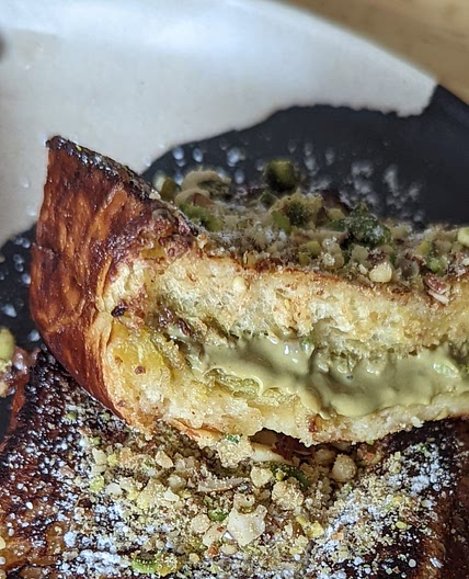 Stuffed French Toast (ft. Pistachio and Nutella)