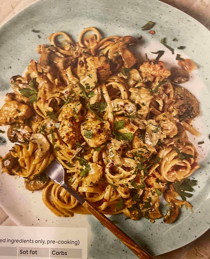 Smoked Chicken & Mushroom Linguine