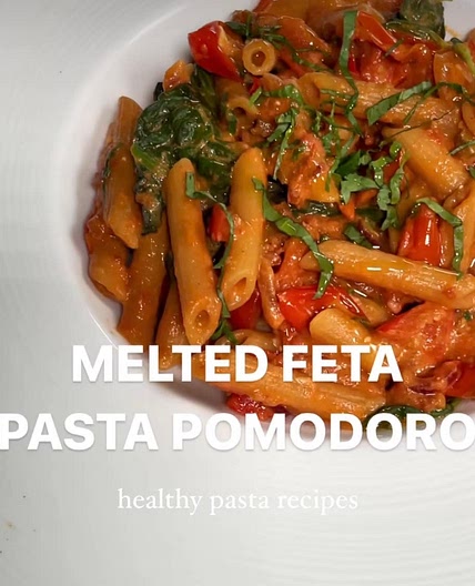Melted Feta Pasta Pomodoro