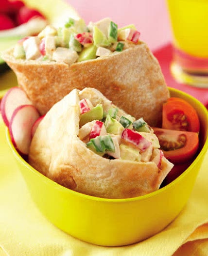 Chicken Salad Pittas