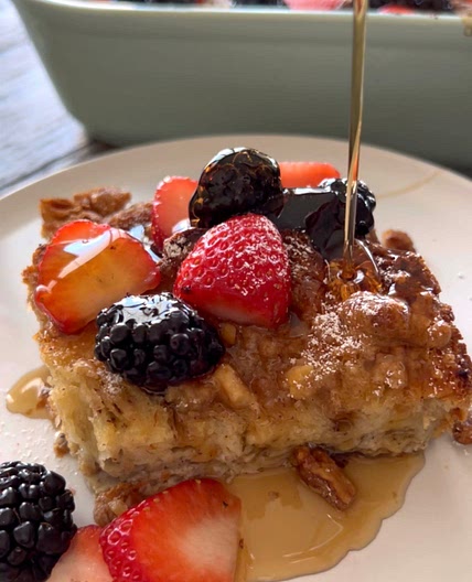 Overnight Baked French Toast