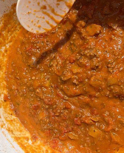 Spaghetti Sauce with Ground Beef