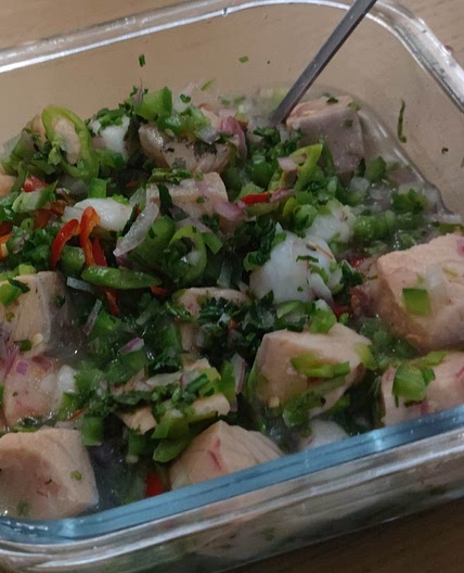 Basic Salmon Ceviche