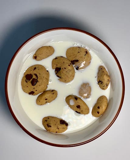 Homemade cookie cereal 
