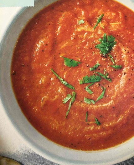 Soupe de carottes à la coriandre