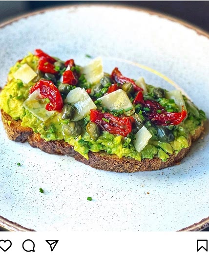 Mediterranean Skin Glow Avocado Toast