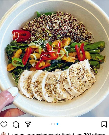 Quinoa Bowl with Kung Pao Tenderstem Broccoli & Roasted Peanuts
