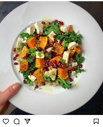 Warm Roasted Winter Superfood Salad